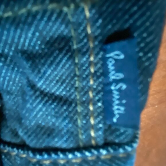 Paul Smith Jeans Mens  Button Fly Blue Denim Dark Wash Size 34L - Picture 8 of 10